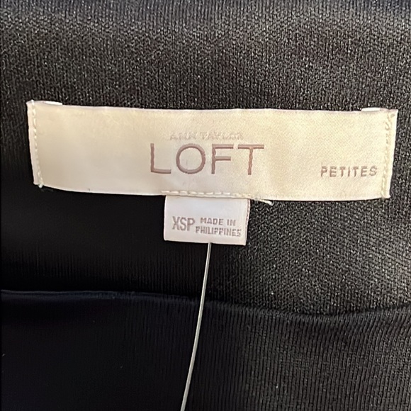 NEW LOFT Sleeveless Polka Dot Jersey Knit Dress XS Petite - Picture 2 of 12